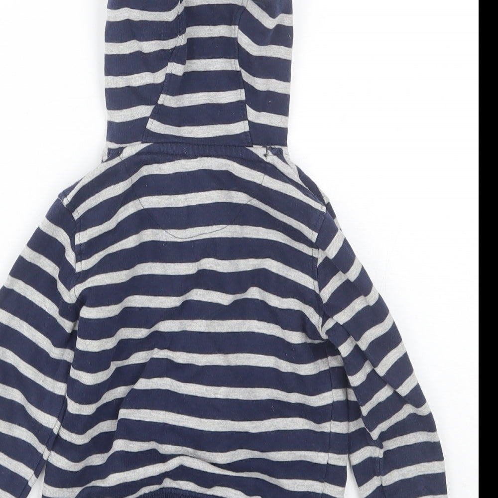 Lullaby Baby Blue Striped Full Zip Jumper Size 9-12 Months