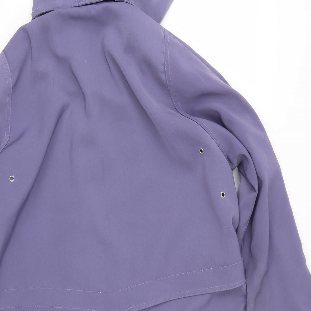 EWM Womens Blue Jacket Coat Size 16
