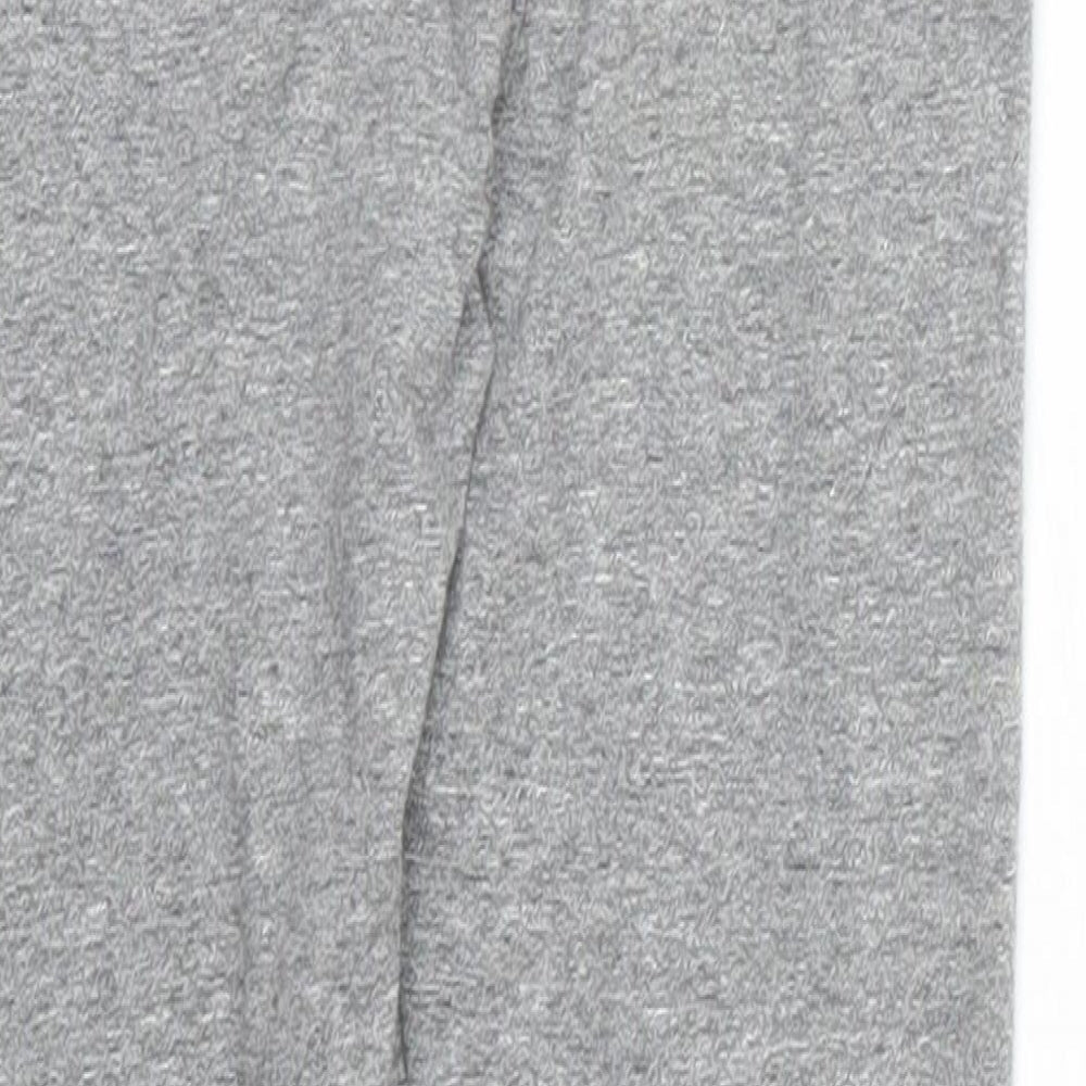 Primark Girls Grey Striped Capri Trousers Size 5-6 Years