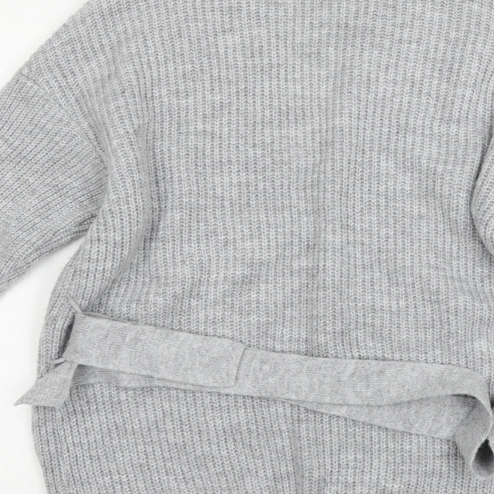 George Womens Grey Cardigan Jumper Size XS