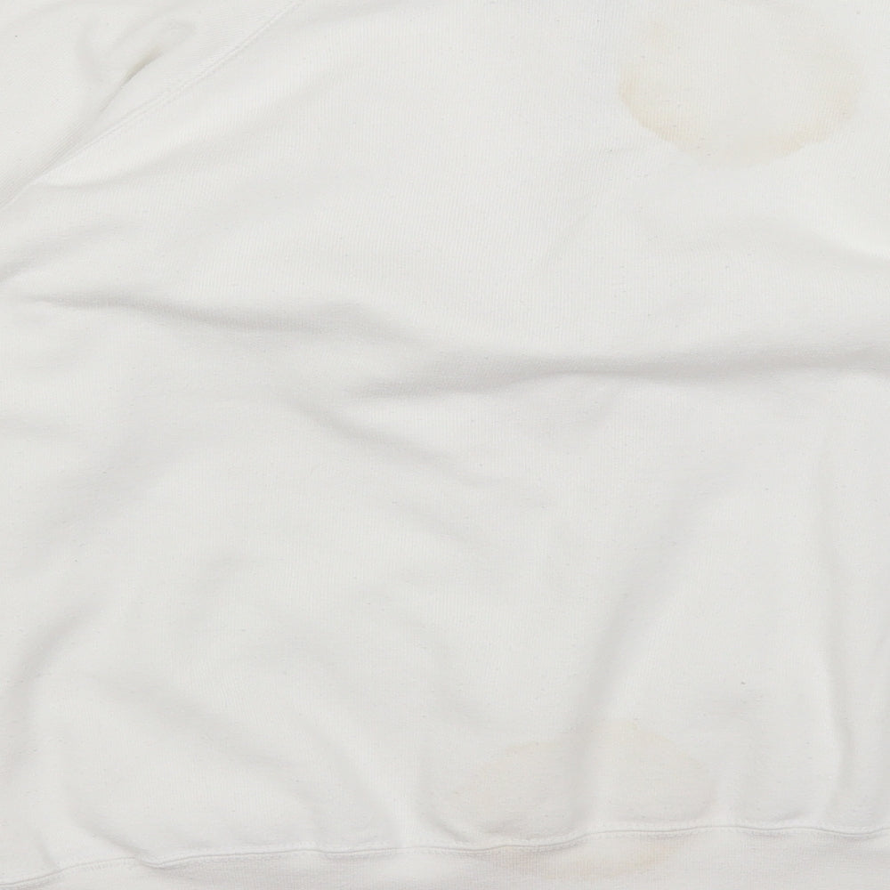 RMDY Womens White Pullover Jumper Size M