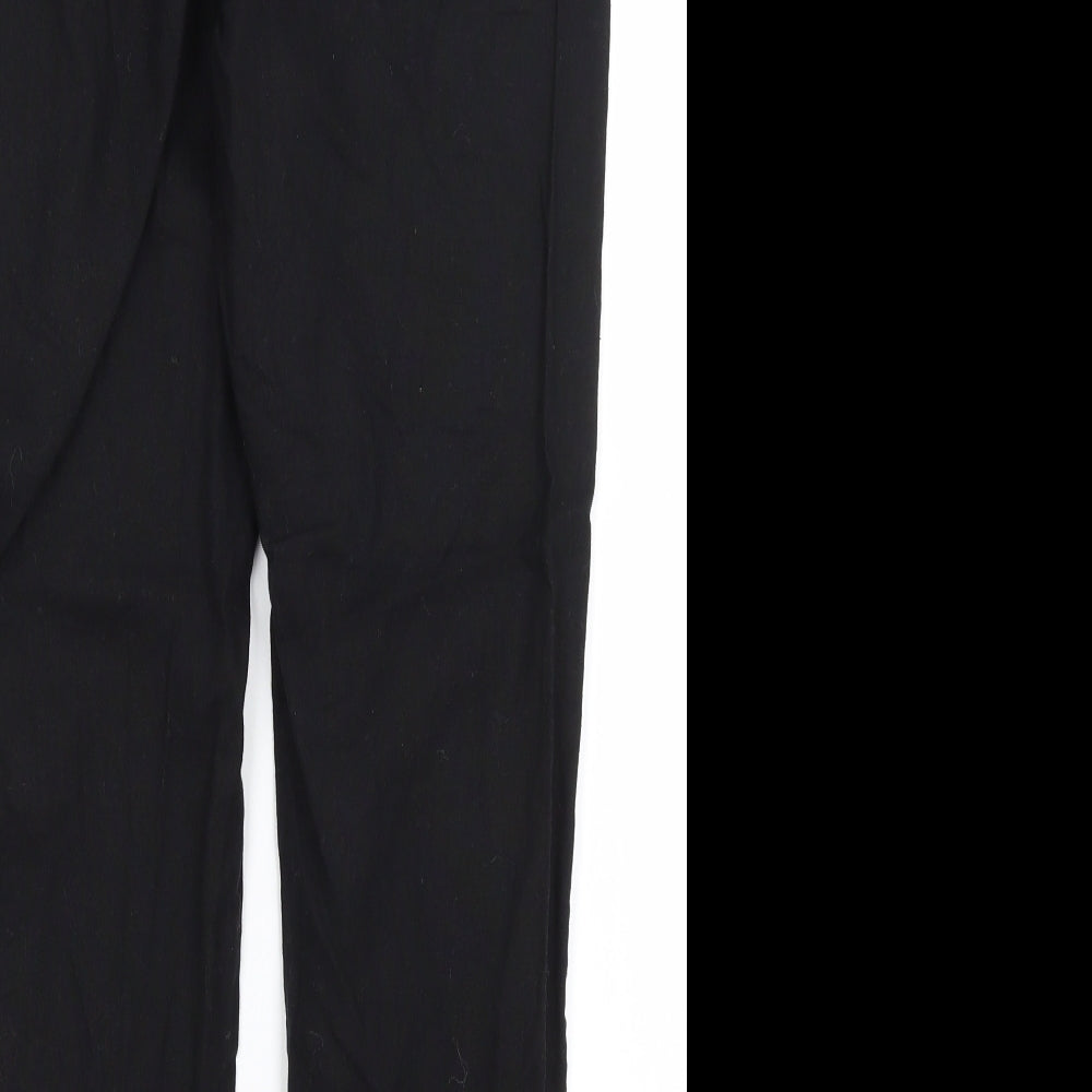 ASOS Womens Black Trousers Size 10 L26 in