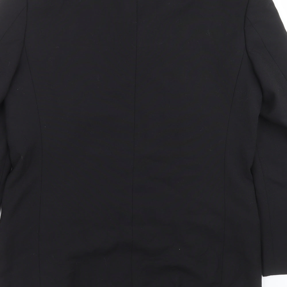 River Island Mens Black Jacket Suit Jacket Size 36