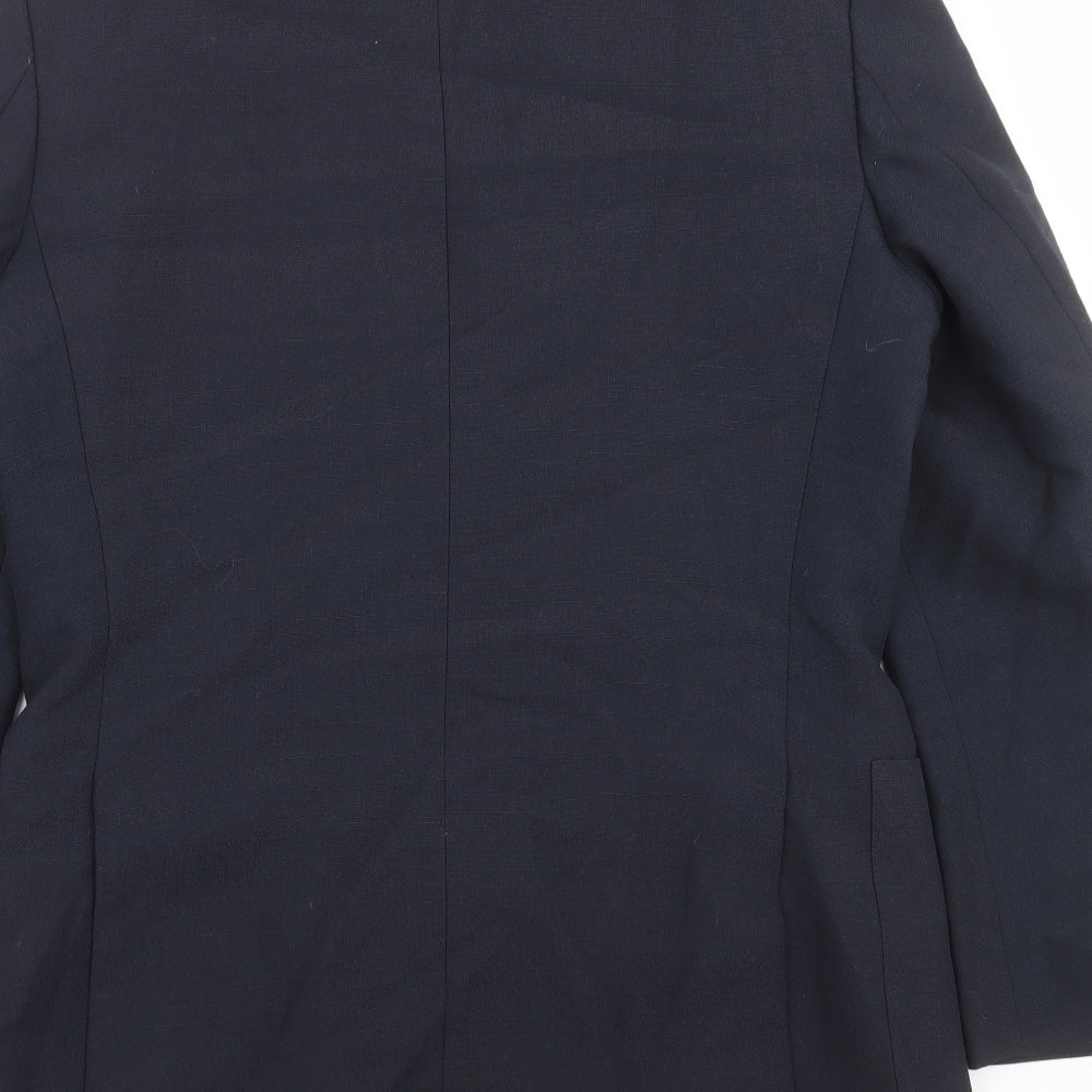 St michael Mens Blue Jacket Suit Jacket Size 40