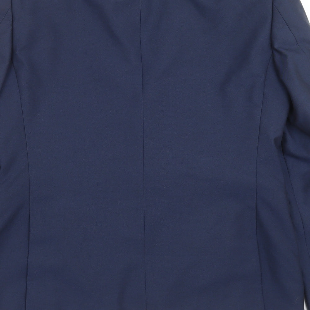 Burton Mens Blue Jacket Suit Jacket Size 40