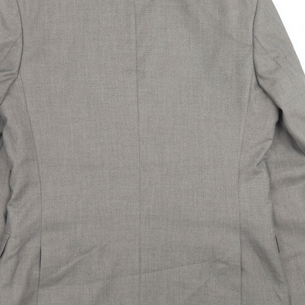 karl jackson Mens Grey Jacket Suit Jacket Size 40