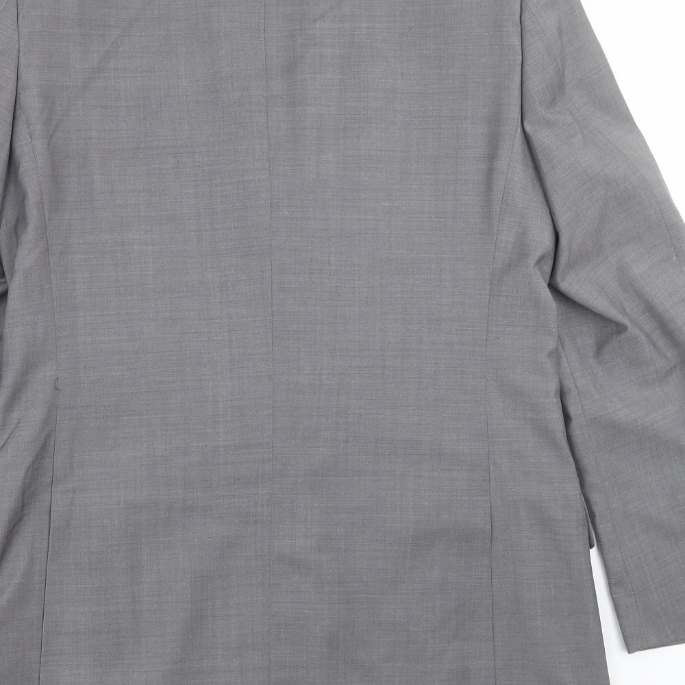 Ventuno Mens Grey Jacket Suit Jacket Size 40