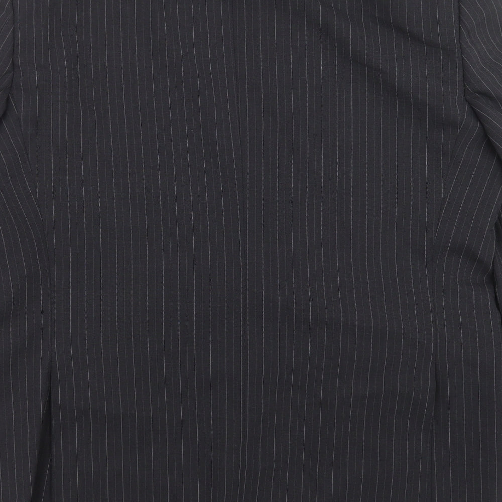 Marks & Spencer Mens Grey Striped Jacket Suit Jacket Size 42