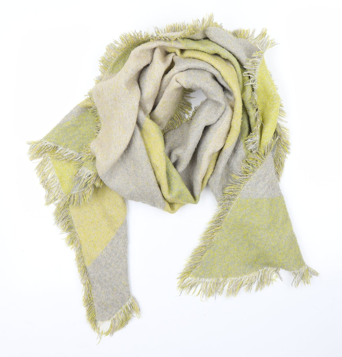 Preworn Unisex Green Shawl/Wrap