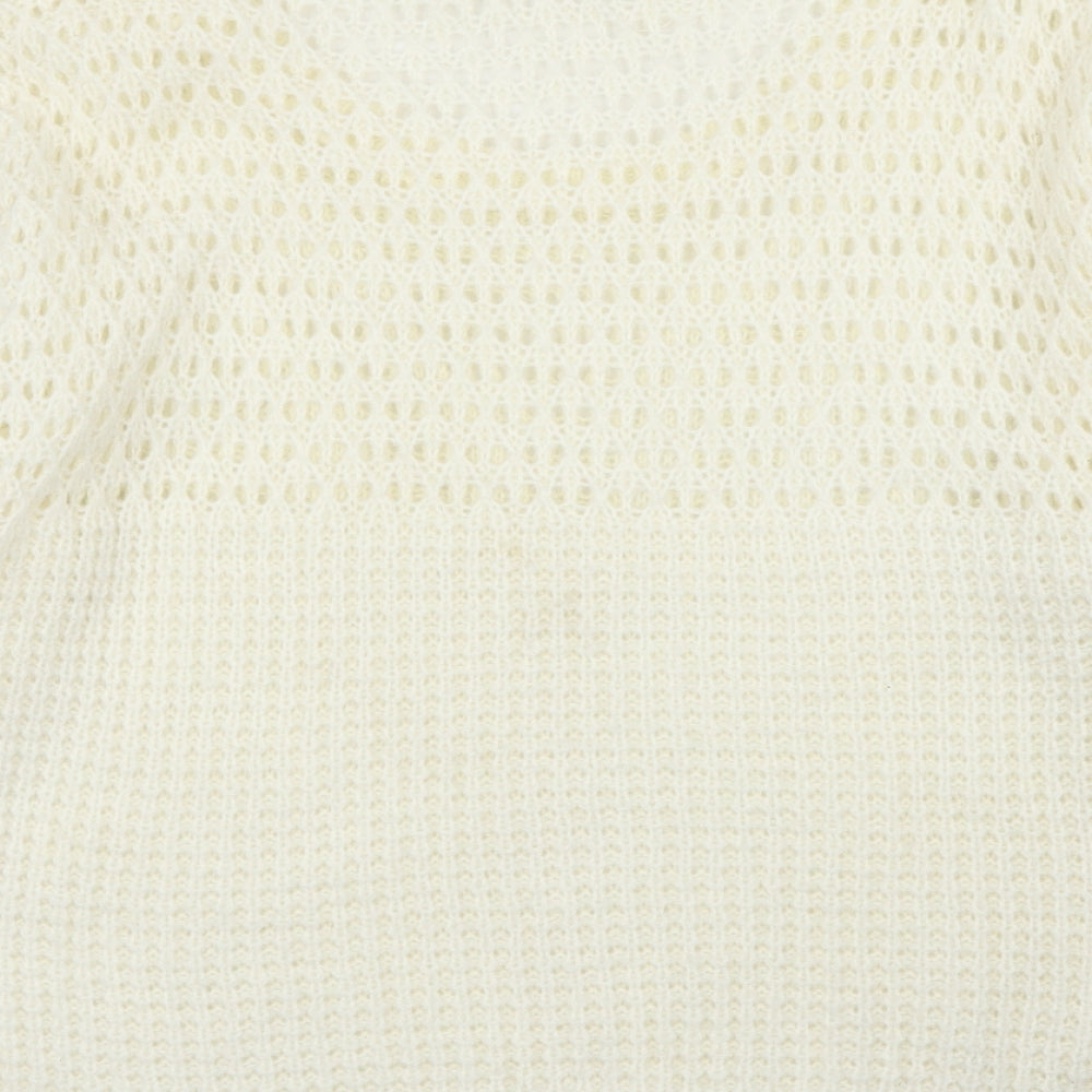 Internationale Womens Ivory Pullover Jumper Size 10