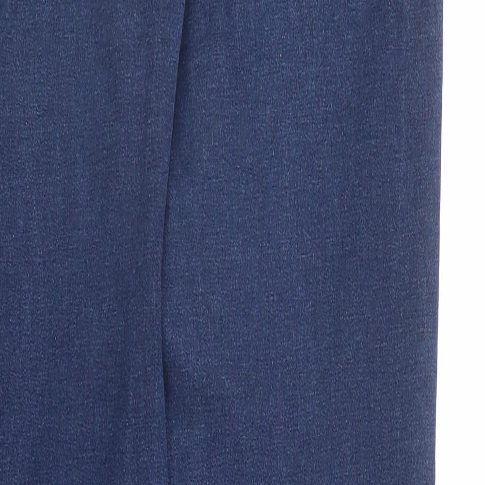 VILA Womens Blue Denim Skinny Jeans Size L L31 in