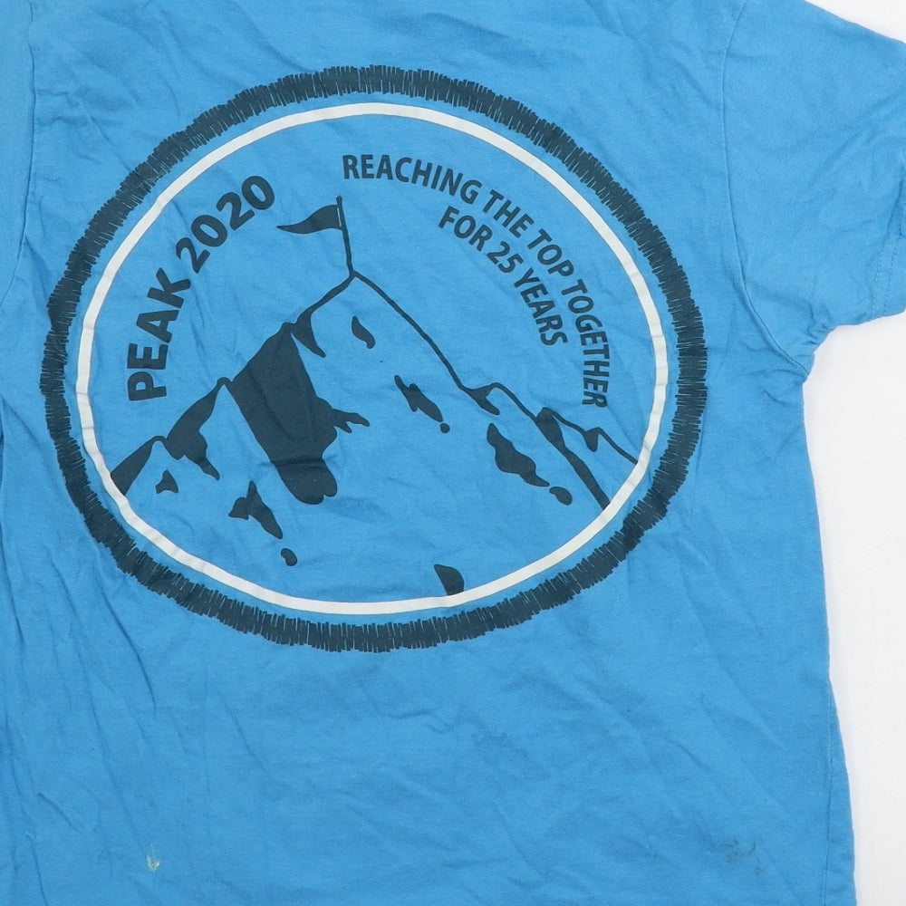 Roly Boys Blue Basic T-Shirt Size S