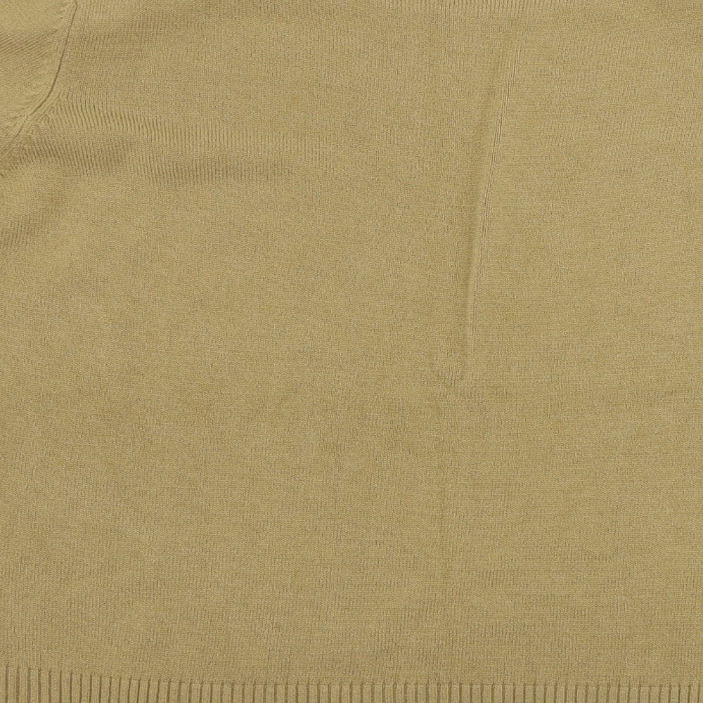 Klass Womens Beige Pullover Jumper Size M