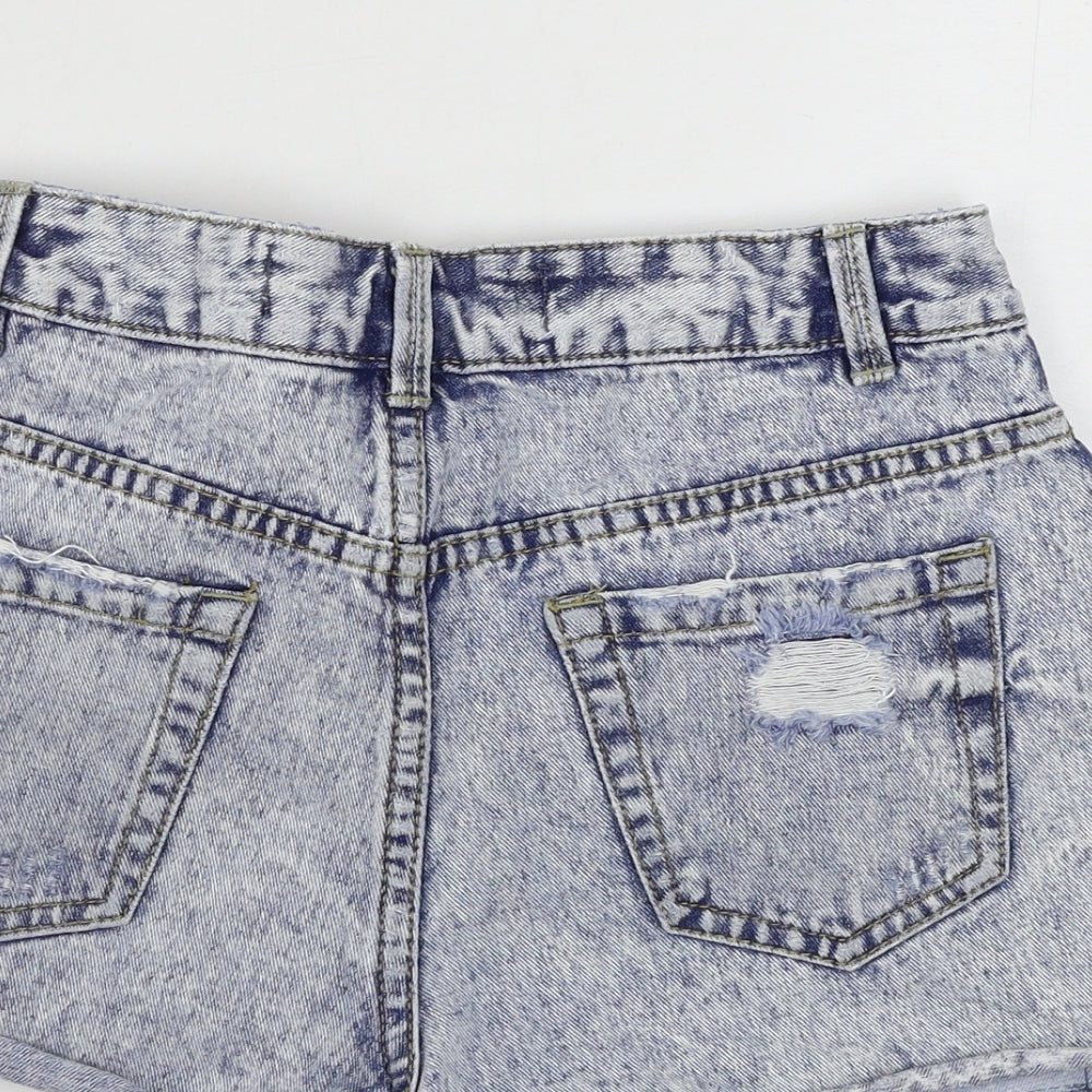 denim co Womens Blue Cut-Off Shorts Size 6