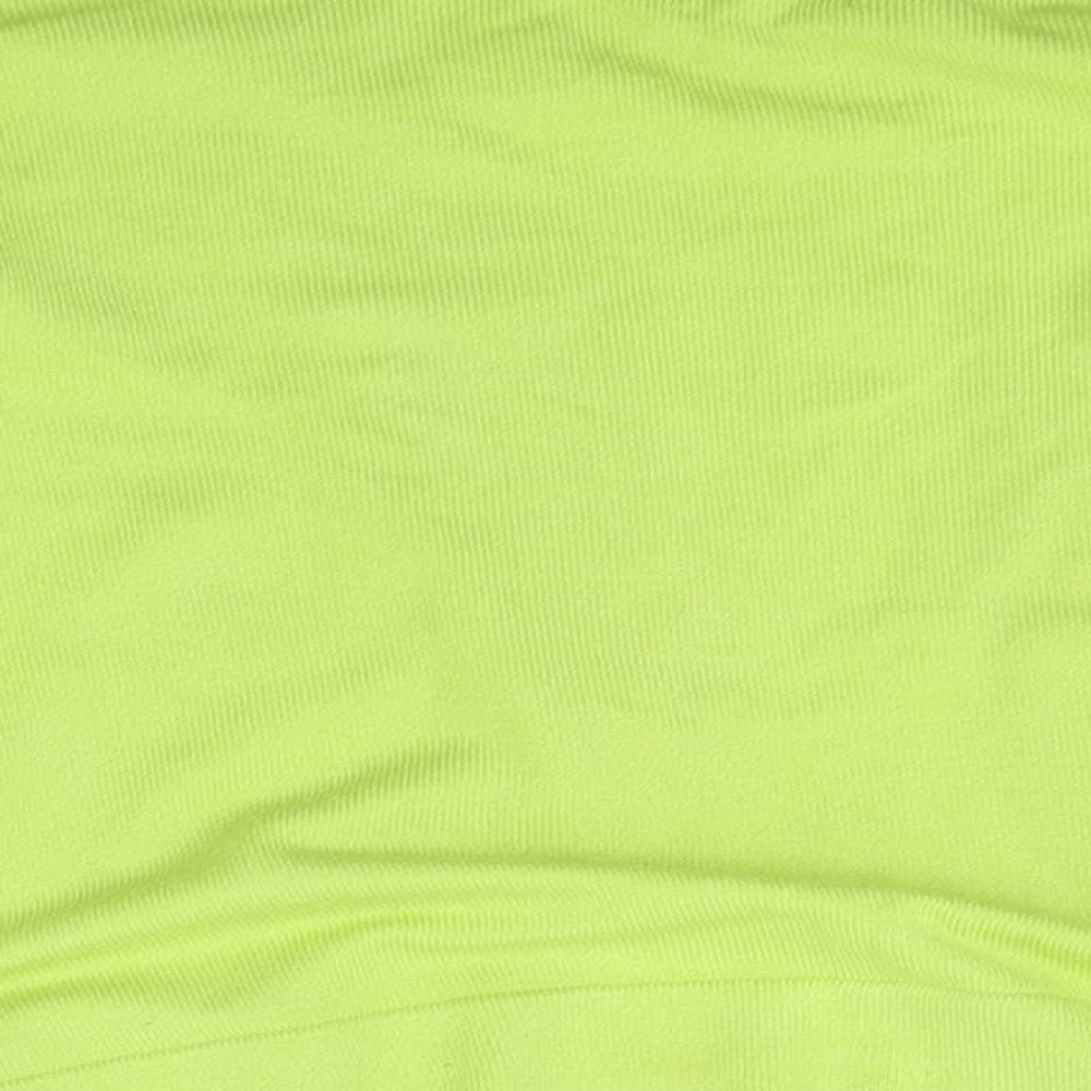 //text Womens Yellow Cardigan Jumper Size L