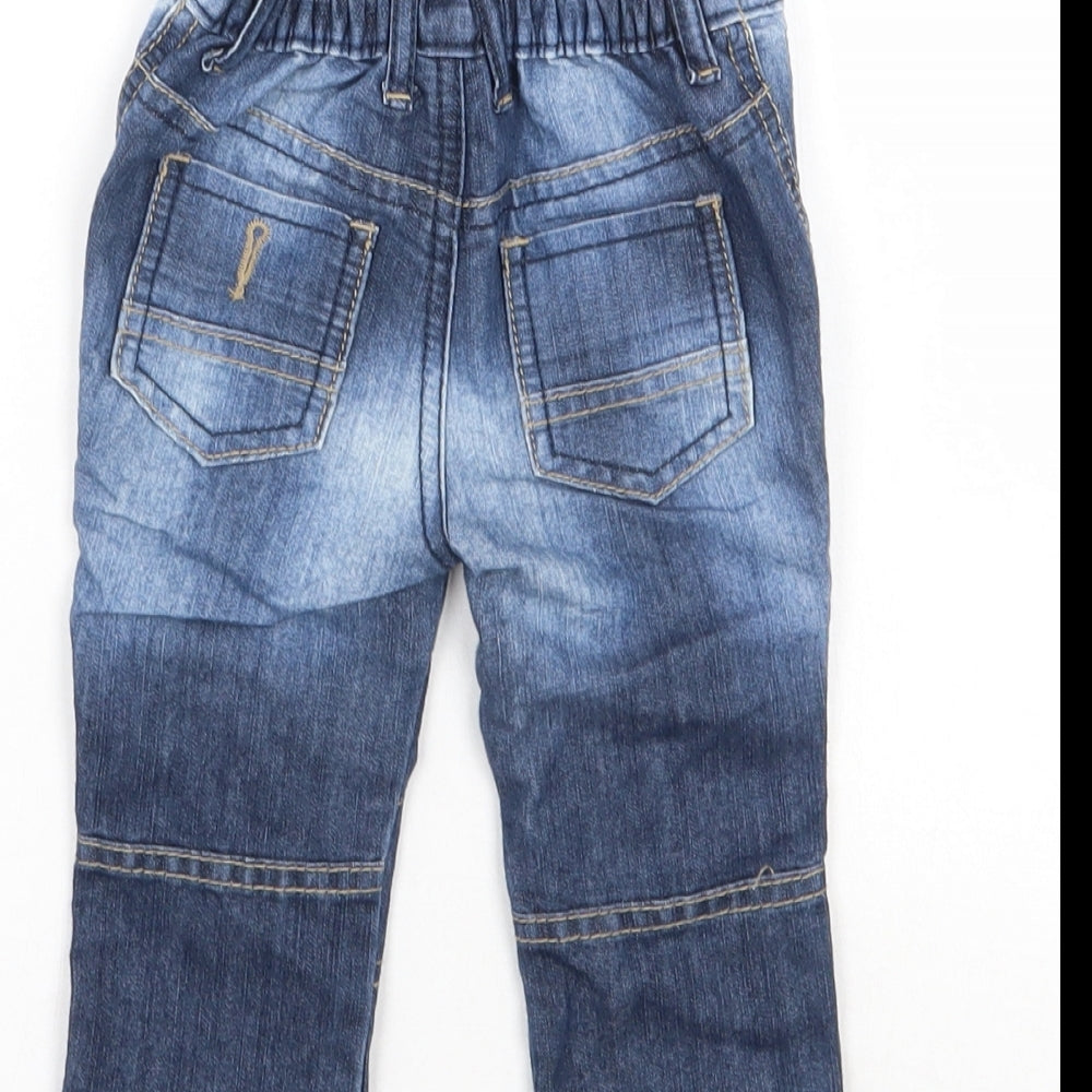 F&F Boys Beige Capri Jeans Size 6-9 Months