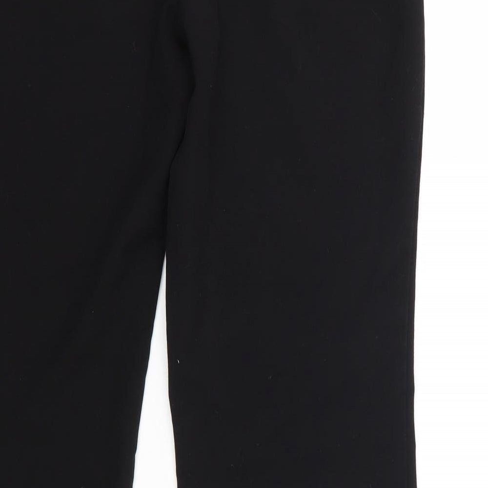 F&F Womens Black Trousers Size 10 L31 in
