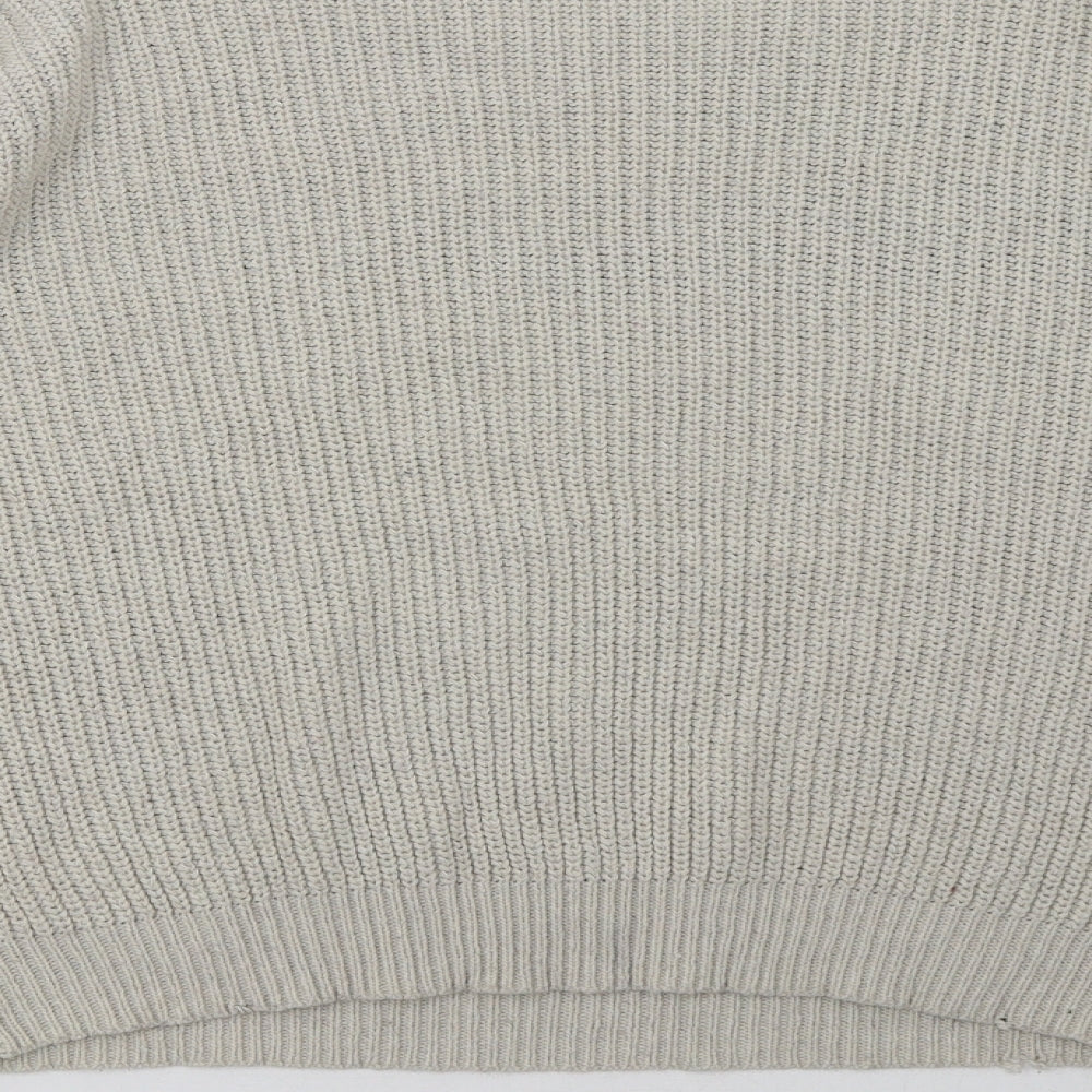 wild flower Womens Beige Striped Pullover Sweatshirt Size L