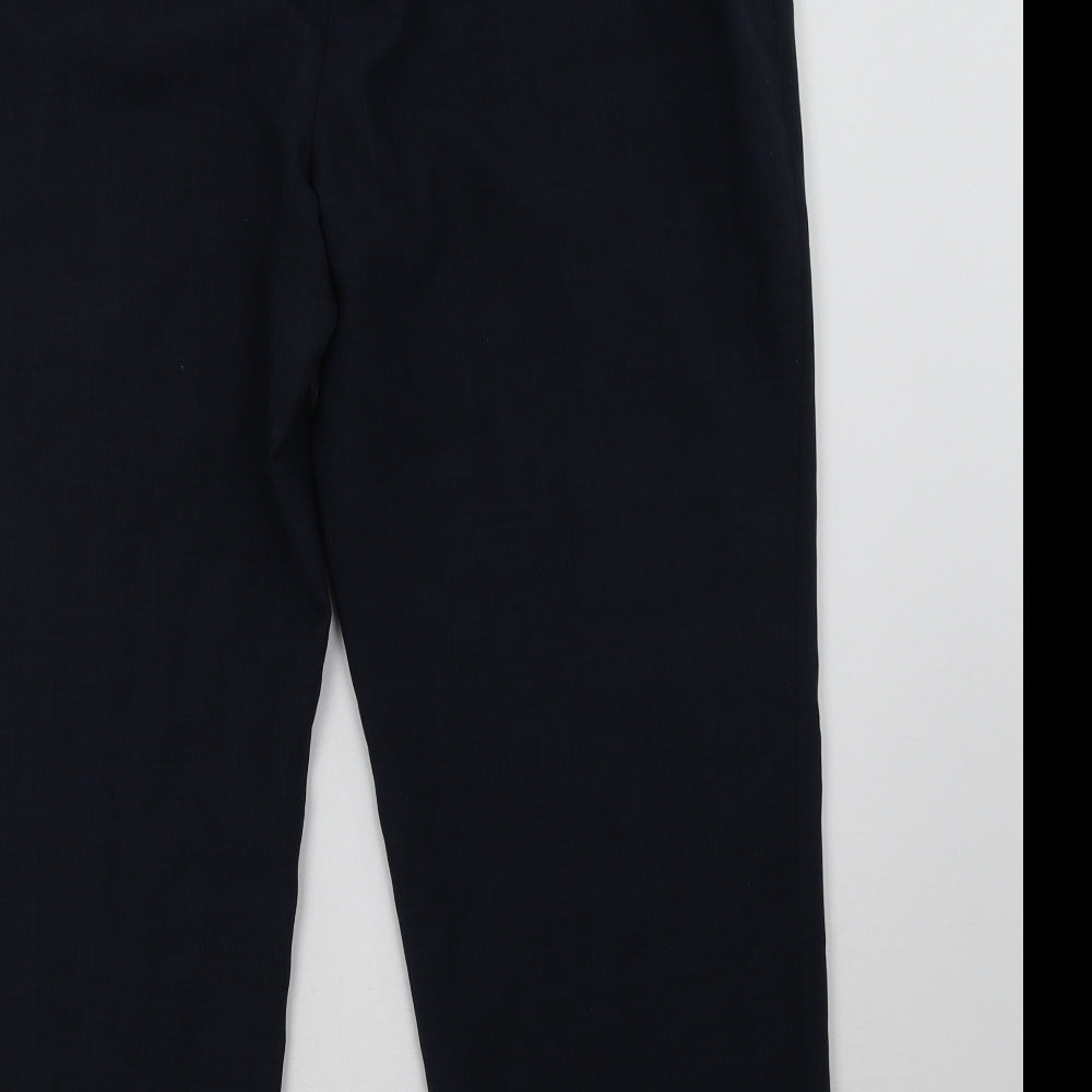 Marks and Spencer Womens Blue Trousers Size 20 L30 in