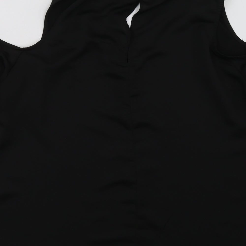 River Island Womens Black Basic Blouse Size 10