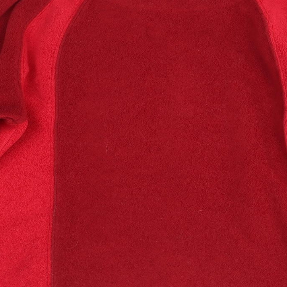 Cotton Traders Mens Red Full Zip Jumper Size S