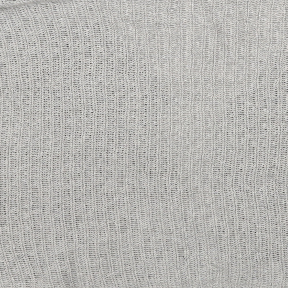 SheIn Womens Grey Cardigan Jumper Size M