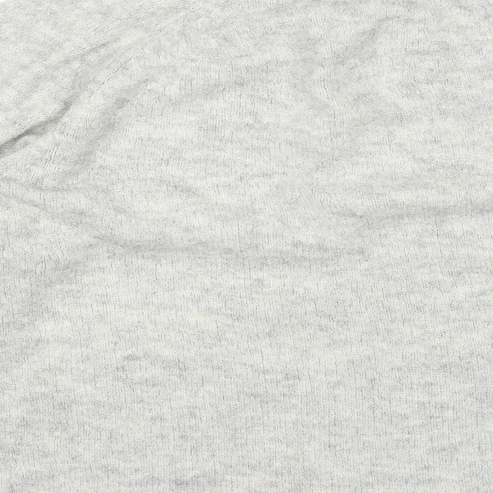 New Look Womens Grey Pullover Jumper Size M