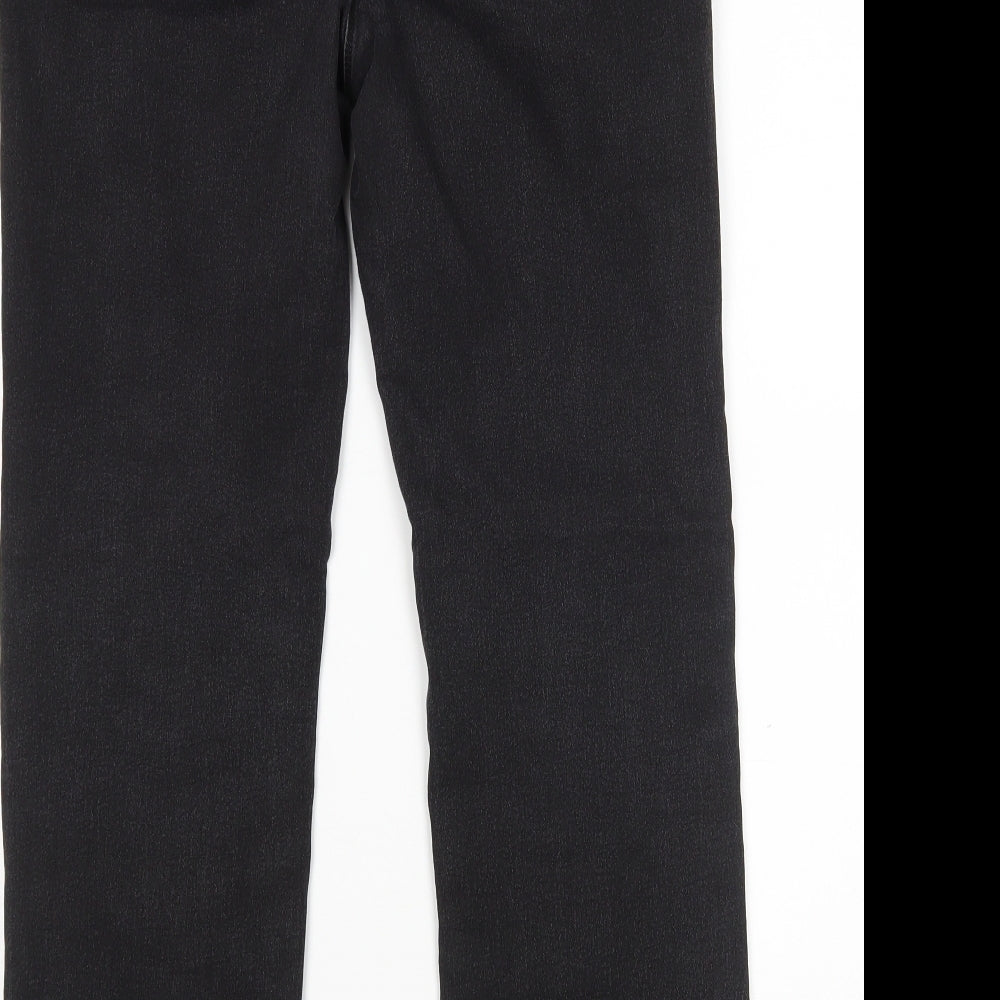 Womens Black Straight Jeans Size 12 L28 in