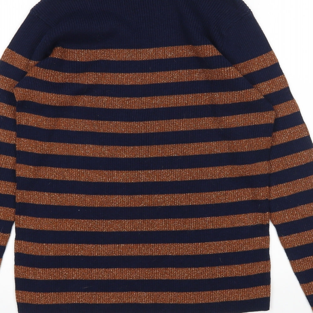 Oodji Womens Multicoloured Striped Pullover Jumper Size L
