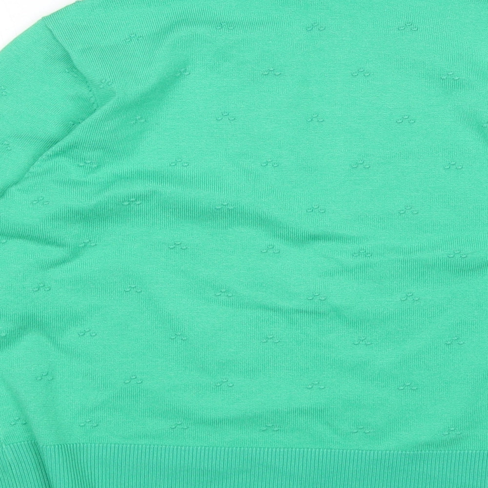 Hepburn Womens Green Cardigan Jumper Size S