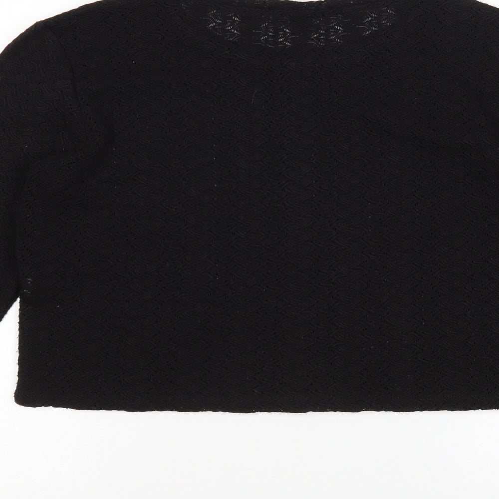 Zara Womens Black Pullover Jumper Size M