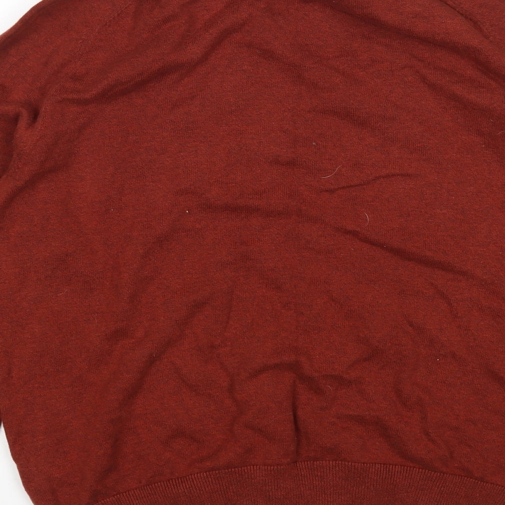 George Mens Brown Pullover Jumper Size L