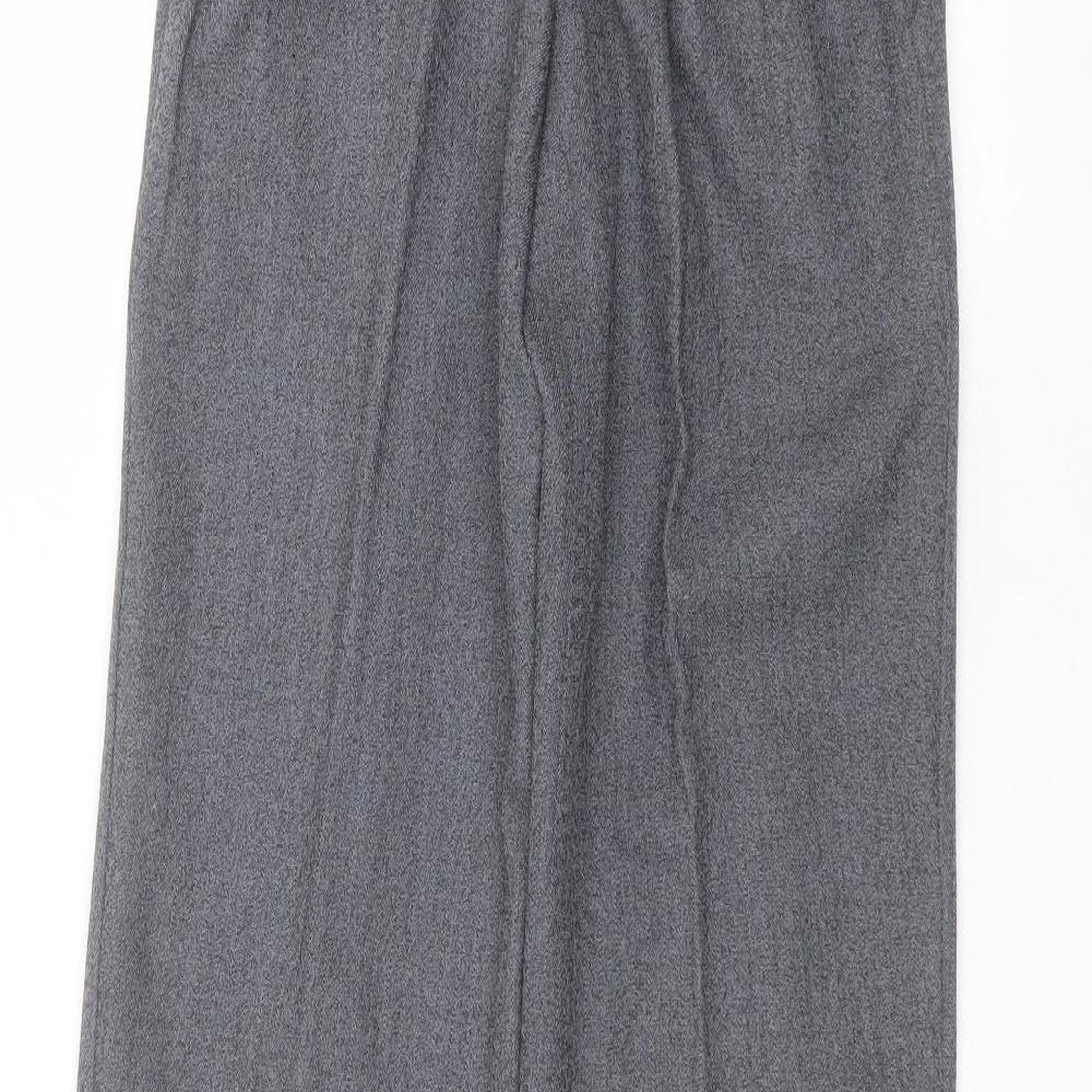 emma collection Womens Grey Trousers Size 10 L25 in