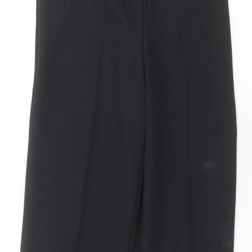 emma collection Womens Black Trousers Size 10 L25 in