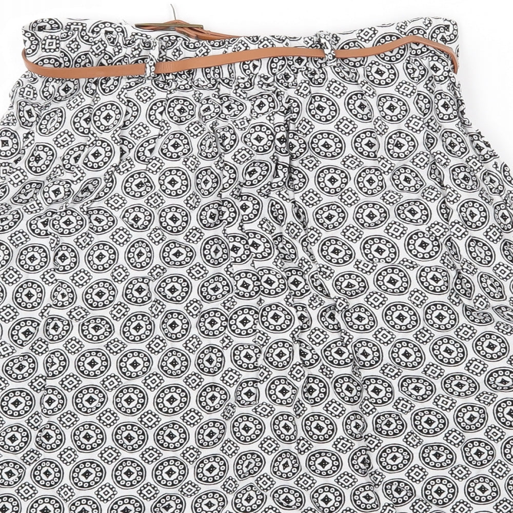 Atmosphere Womens Multicoloured Geometric A-Line Skirt Size 6