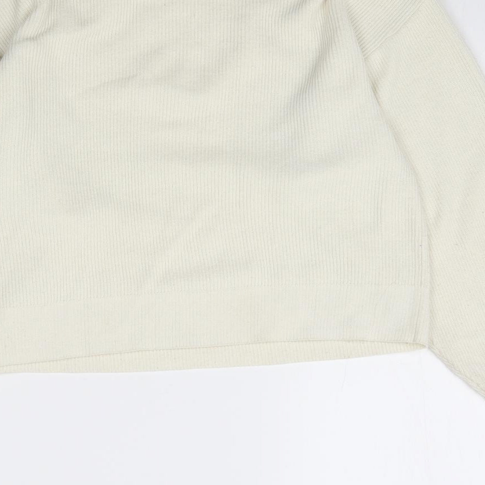 ASOS Womens Ivory Knit Pullover Jumper Size 6