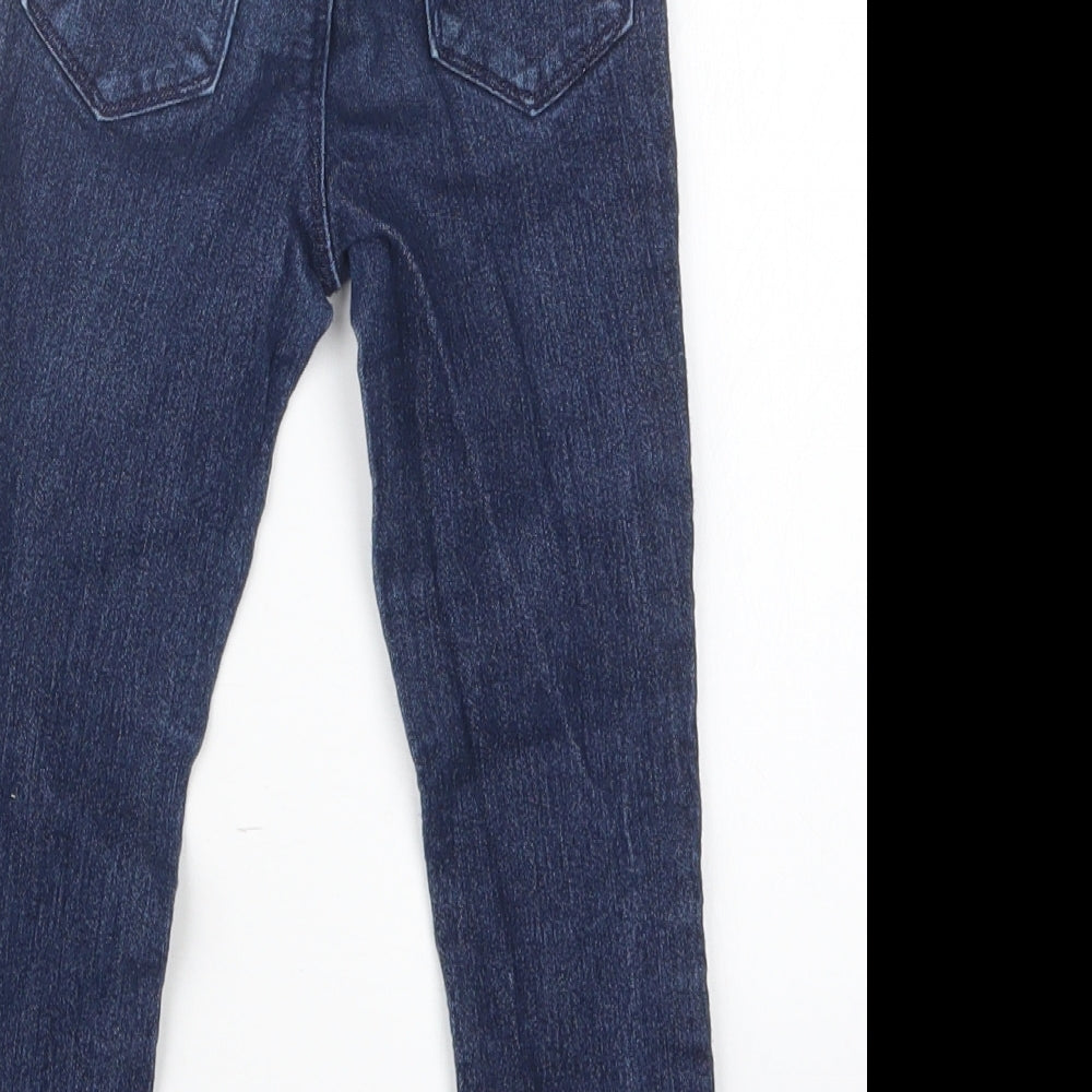 Squeeze Girls Blue Denim Straight Jeans Size 4 Years