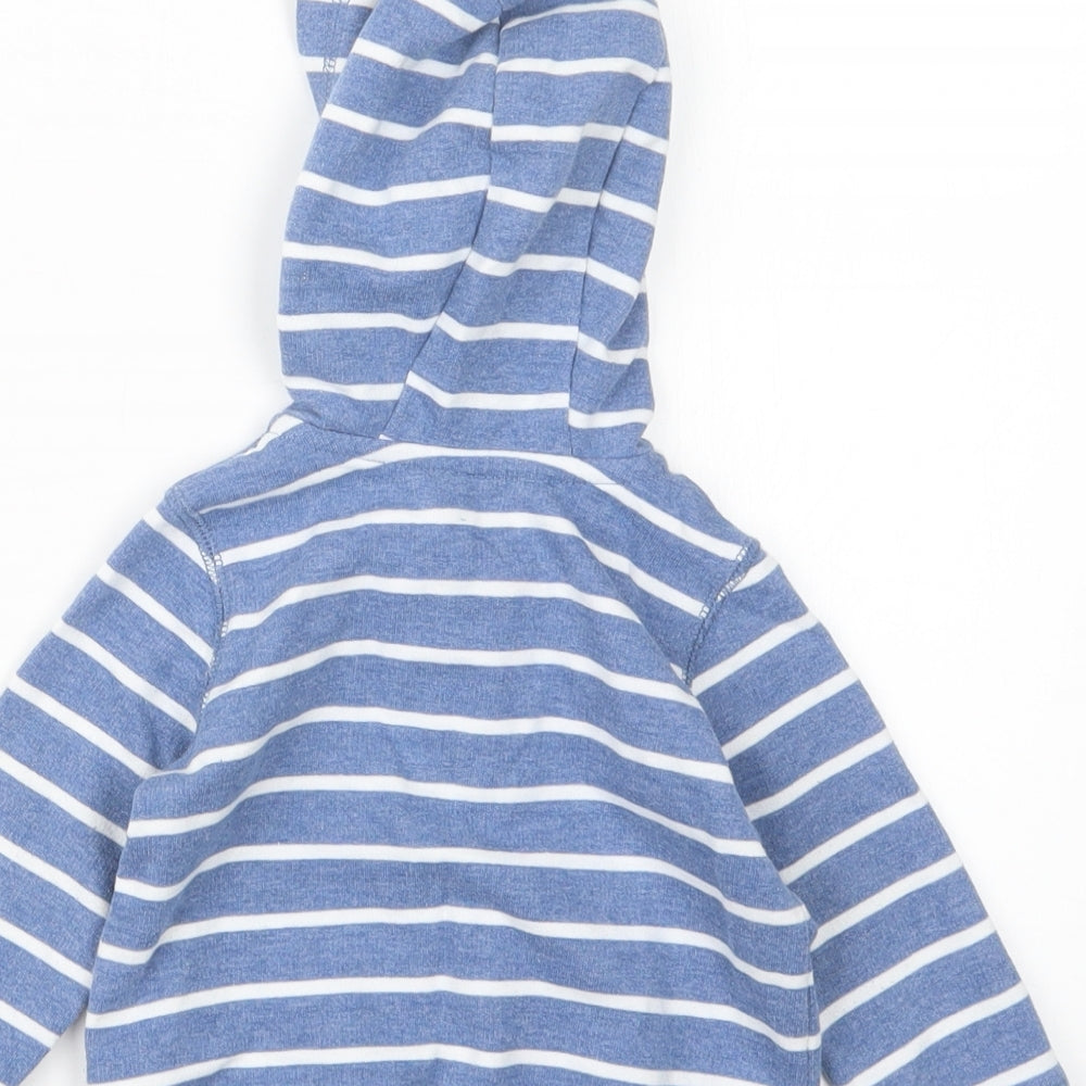 F&F Boys Blue Striped Jacket Size 3-6 Months