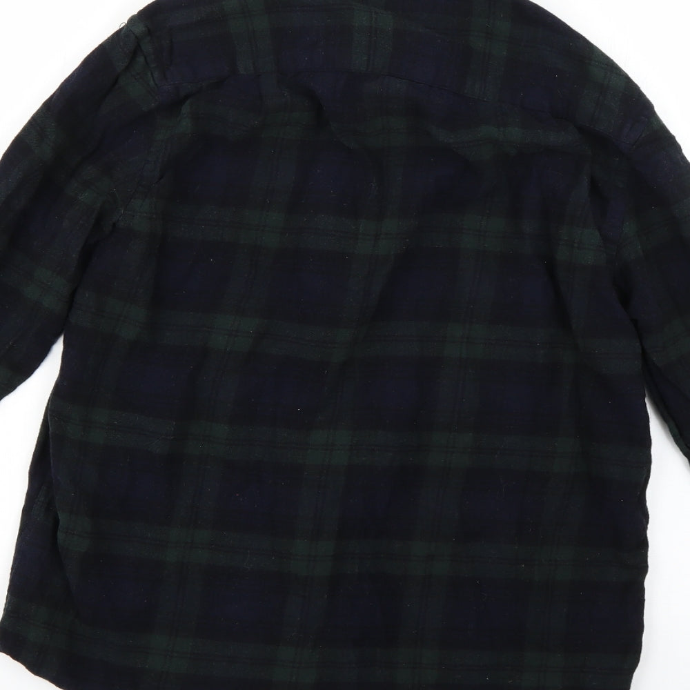 Cedarwood State Mens Multicoloured Check Button-Up Size S