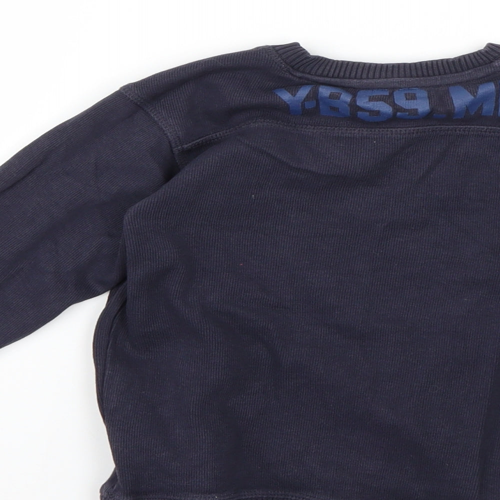 Matalan Boys Blue Pullover Jumper Size 6-7 Years