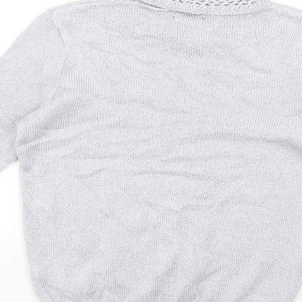 Therapy Womens Silver Pullover Jumper Size 10