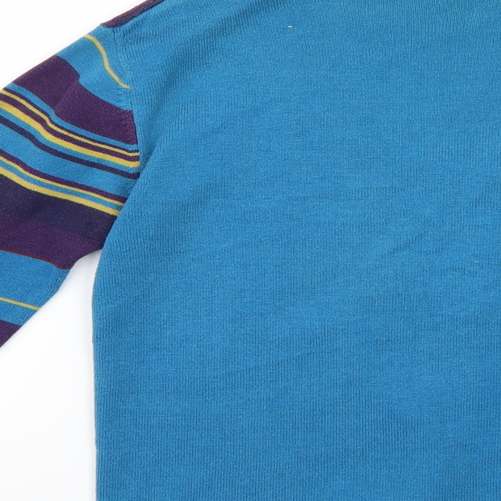 Style Womens Multicoloured Geometric Cardigan Jumper Size 12