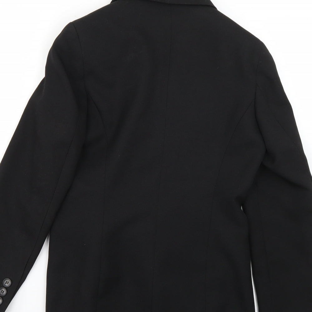 ccdk Womens Black Jacket Blazer Size 8
