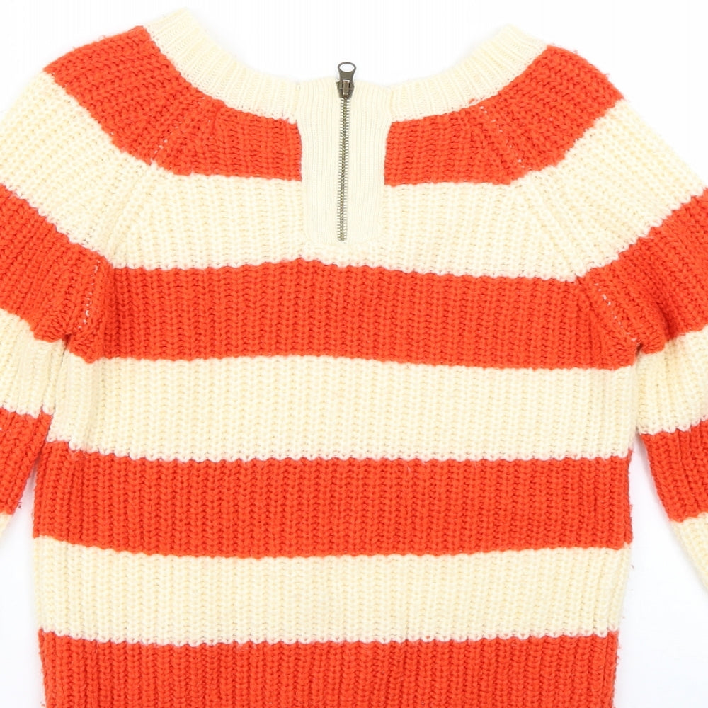 Atmosphere Womens Multicoloured Striped Pullover Jumper Size S