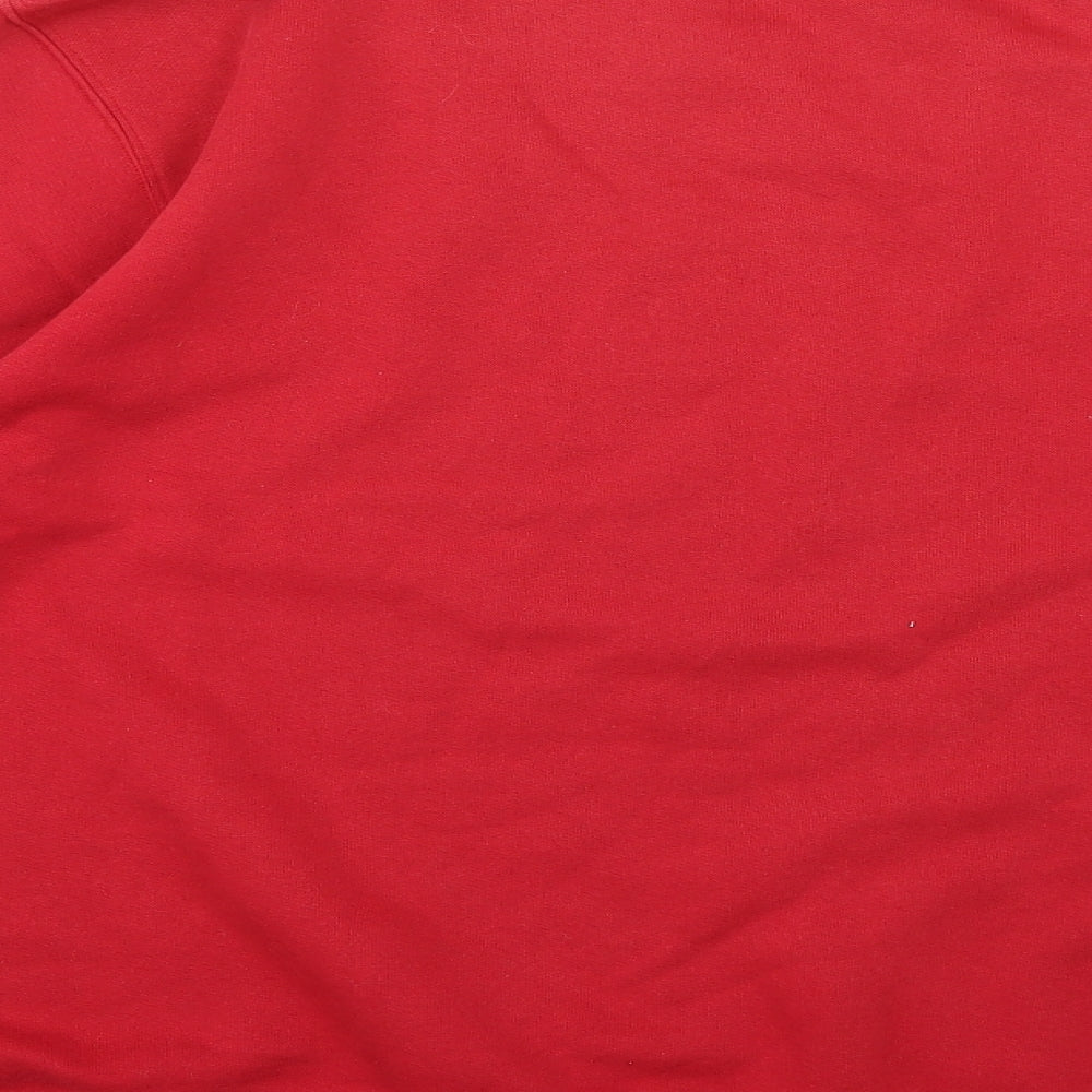 zantos Womens Red Pullover Jumper Size S