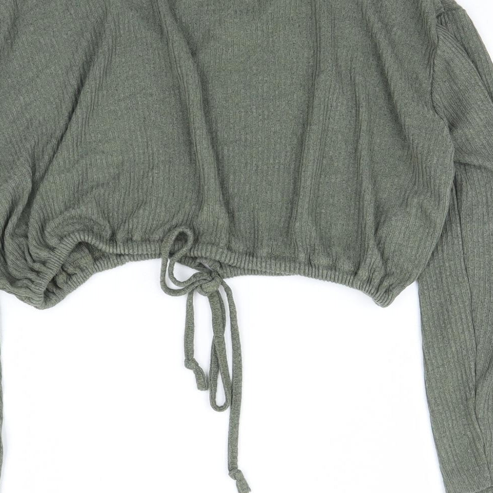 Primark Girls Green Pullover Jumper Size XS