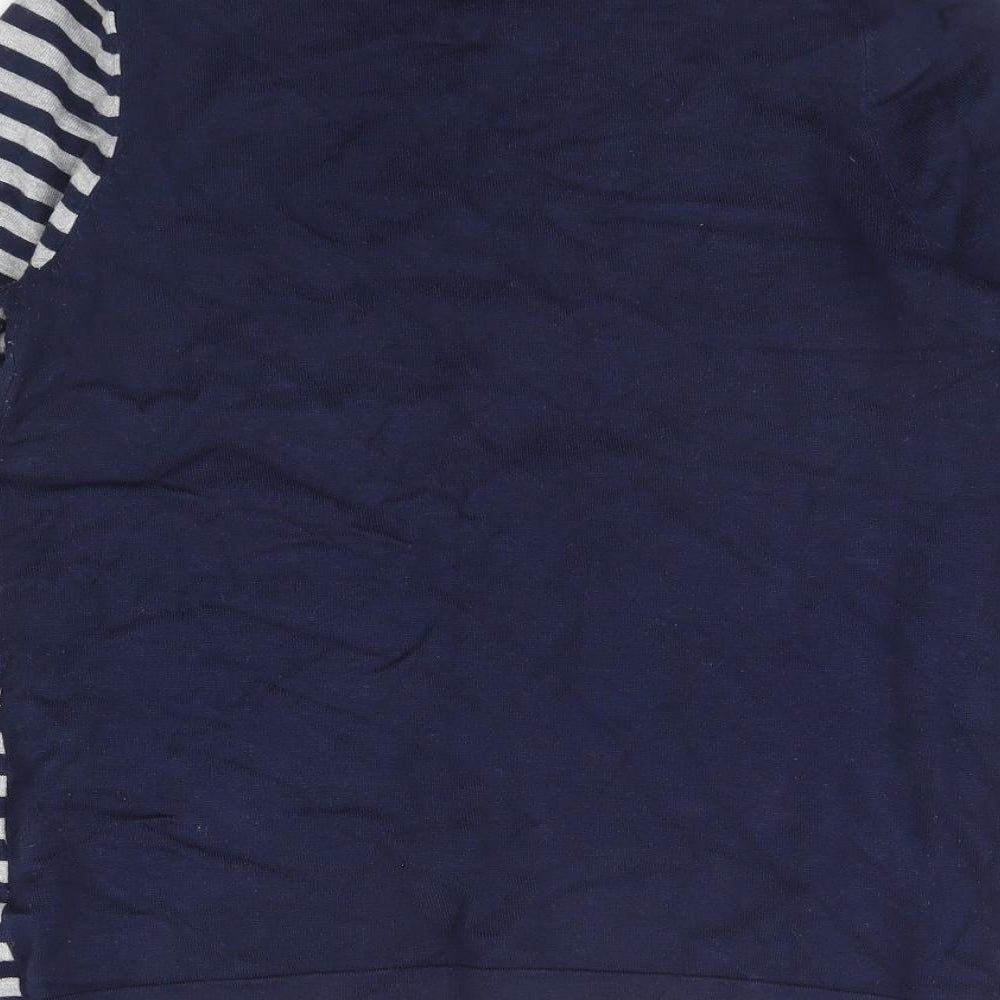 Bonmarché Womens Blue Striped Pullover Jumper Size 12