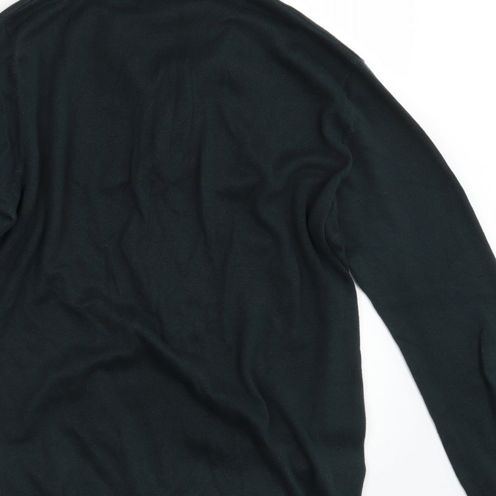 Brave Soul Womens Green Knit Pullover Jumper Size S