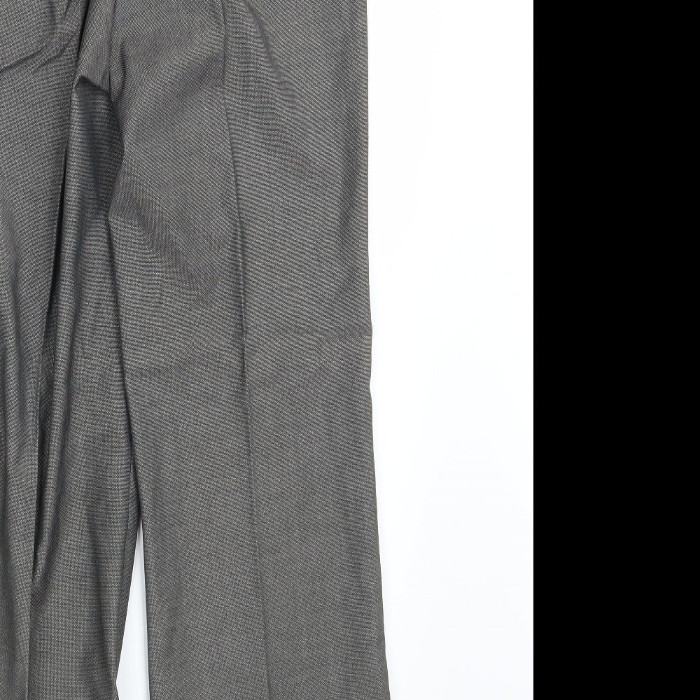 Marks & Spencer Womens Grey Dress Pants Trousers Size 8 L29 in