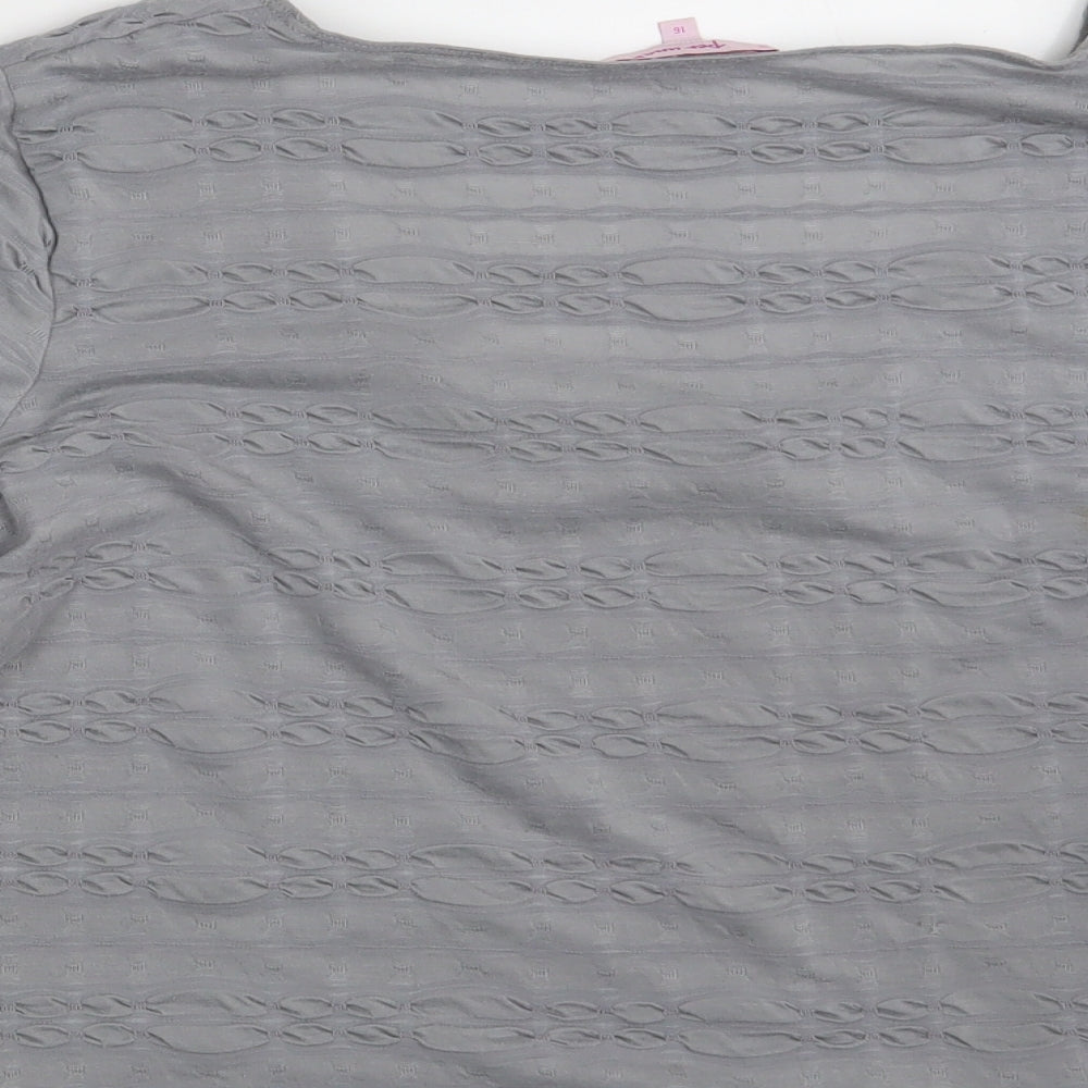 Per Una Womens Grey Pullover Sweatshirt Size 16